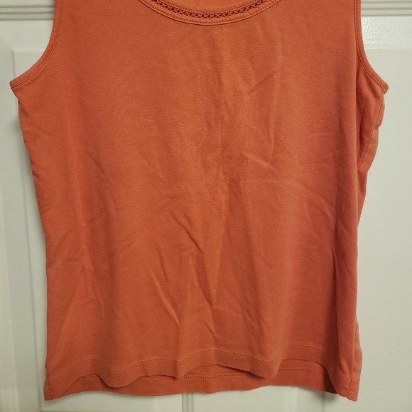 WOMENS ORANGE TANK TOP by WHIT E STAG - S (4-6) - RN 52669 - Picture 2 of 5